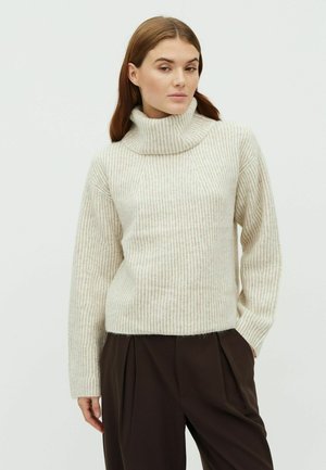 KEMINA-M - Džemper - light grey stripe