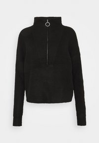 Noisy May Strickpullover - black