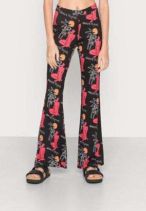 TOUJOURS FLARE PANTS - Trousers - black