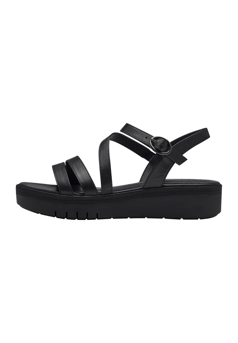 Tamaris - Sandali con plateau - black uni, Ingrandire