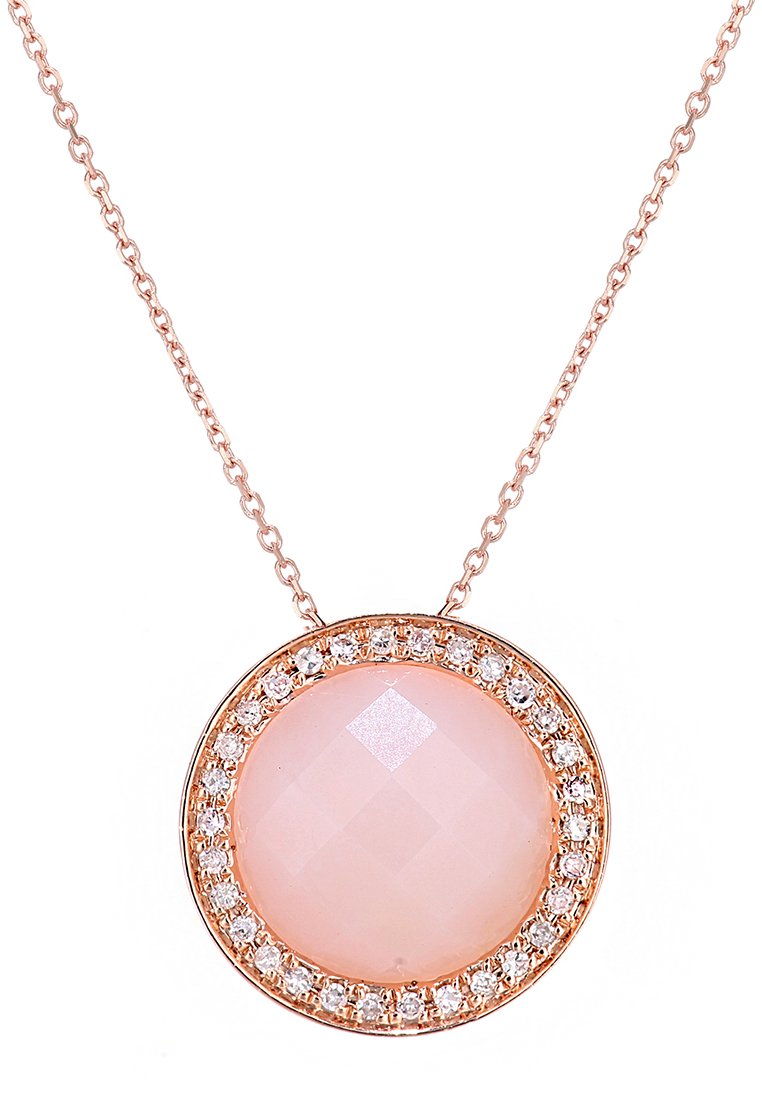 DIAMANT L'ÉTERNEL Pendentif rose clair