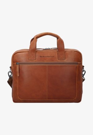 Briefcase - cognac