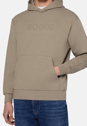 Mikina s kapucí - taupe