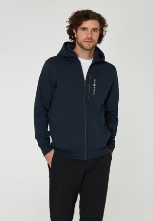 BOWMAN ZIP - Tröja med dragkedja - navy