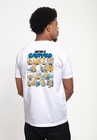 Henry Tiger EMOTIONS OF GARFIELD - Camiseta estampada - white