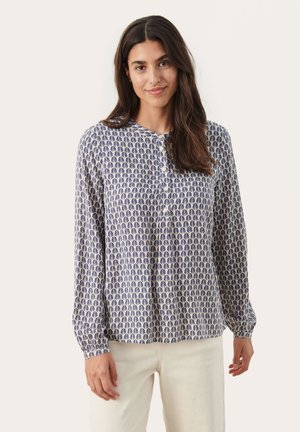 ANVI  - Bluse - midnight sail graphic leaf