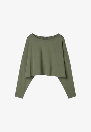 Stradivarius, LONG SLEEVE T-SHIRT - T-shirt à manches longues - khaki