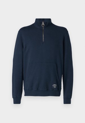 Barbour, SKIPTON RELAXED FIT HALF ZIP - Felpa - navy