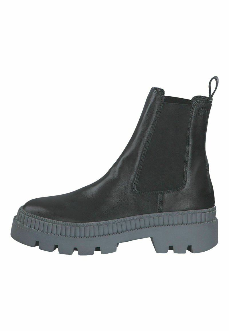 Damen Ankle Boots | Tamaris Ankle Boot black/grey/grau - KP78532 Damen Ankle Boots | Tamaris Ankle Boot black/grey/grau - KP78532