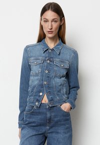 Marc O'Polo JACKET BUTTON CLOSURE LONG SLEEVES REGULAR LENGTH - Spijkerjas - cashmere soft blue wash