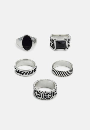 5 PACK - Ringe - silver-coloured