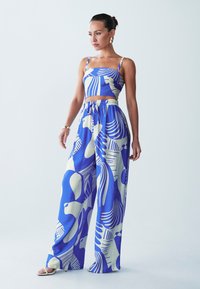 ST MRLO WAVE BODICE - Top - blue abstract