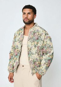 FRILIVIN EFFET FLEURIE - Blouson Bomber - beige