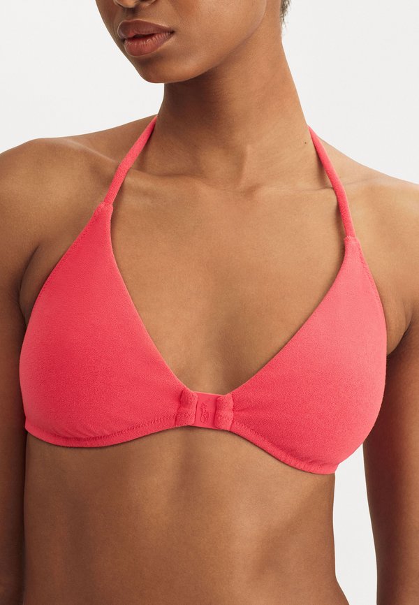 TERRY SWIM - Bikini top - coral2