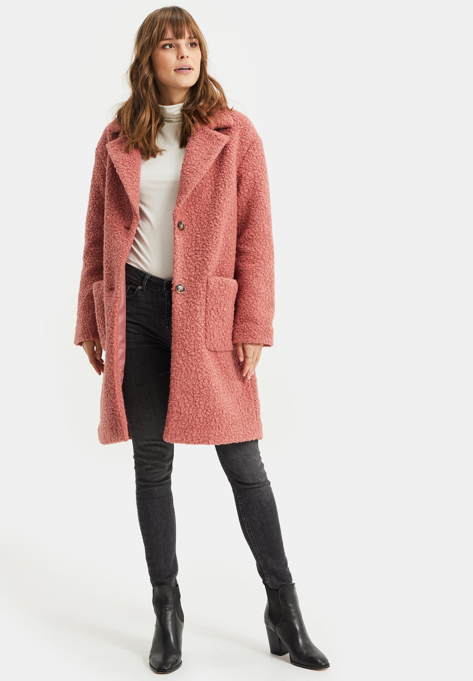 s oliver teddy mantel rosa