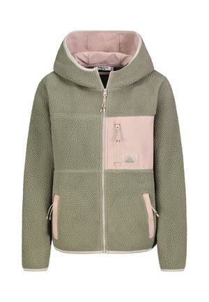 Fleecejas - middle green