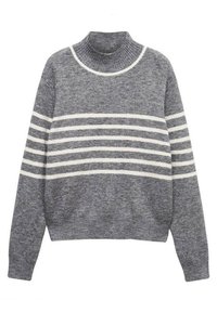 Mango Svetr - mottled light grey