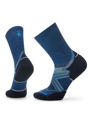 RUN TARGETED CUSHION COLD WEATHER CREW - Sportinės kojinės - alpine blue