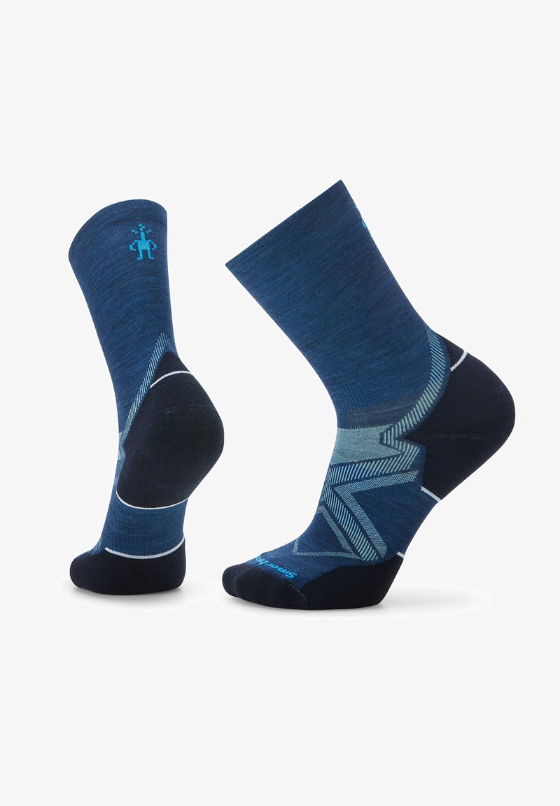 Smartwool RUN TARGETED CUSHION COLD WEATHER CREW - Calcetines de deporte - alpine blue