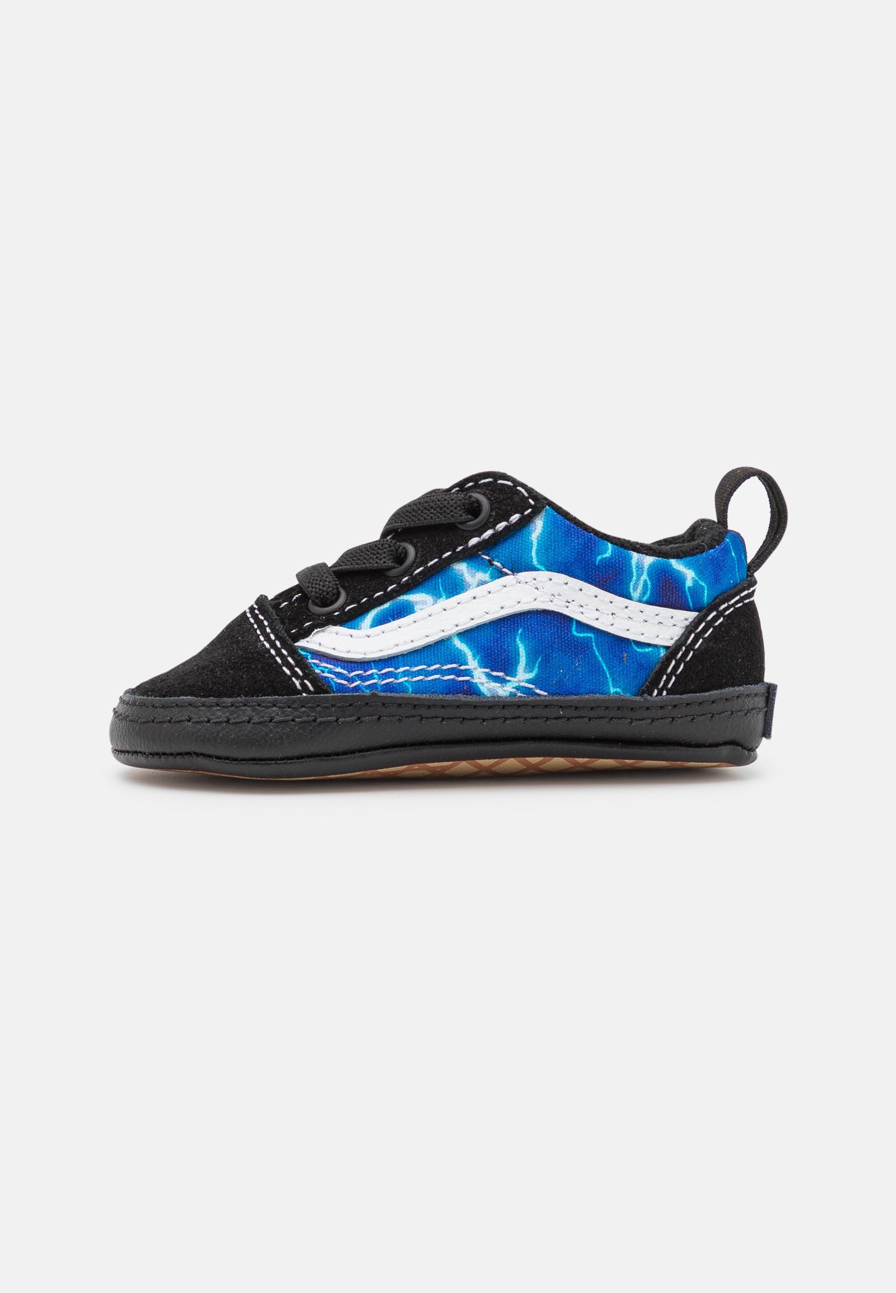 Vans IN OLD SKOOL CRIB UNISEX - Chaussons pour bébé - lightning  black/blue/bleu 