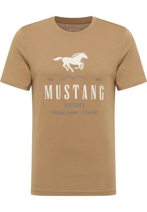 Print T-shirt - braun
