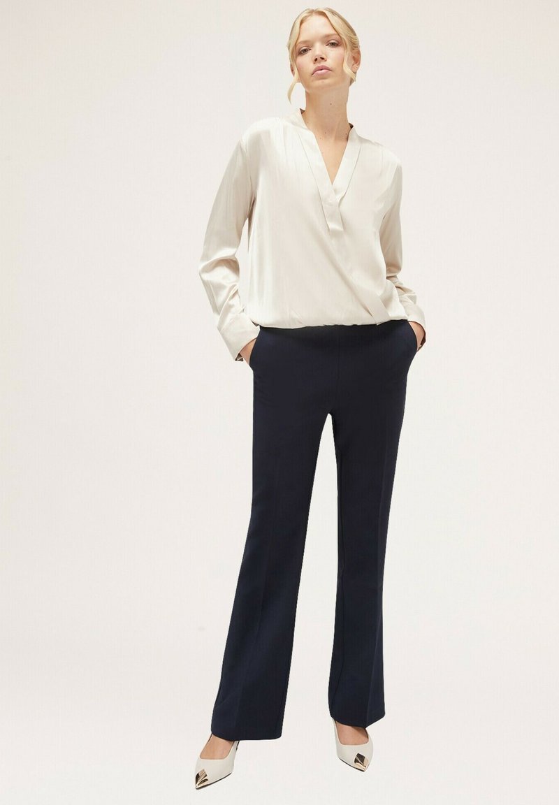 Camicia Bianca Camicetta Da Annodare Motivi AD INCROCIO Camicetta