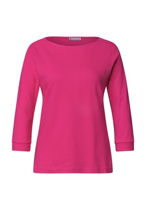 Street One, 3/4-ARM SHIRT MIT U-BOOT-AUSSCHNITT - T-shirt à manches longues - magenta dream