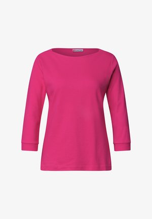 Street One, 3/4-ARM SHIRT MIT U-BOOT-AUSSCHNITT - T-shirt à manches longues - magenta dream