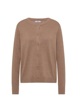 Cecil, CARDIGAN MIT RUNDHALS UND KNOPFLEISTE - Gilet - creamy mocha melange