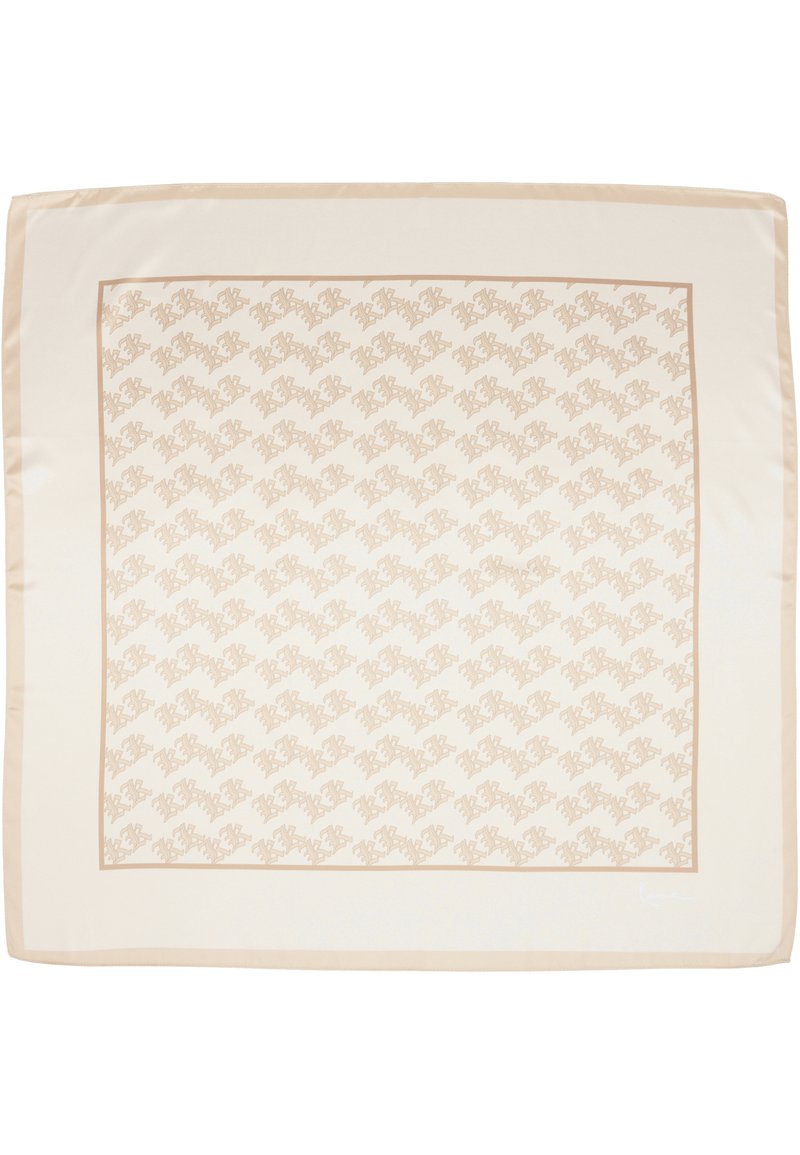 Karl Kani - SMALL SIGNATURE OLD ENGLISH - Foulard - offwhite taupe, Agrandir