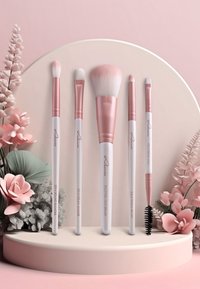 Luvia Cosmetics DAILY SELECTION - Make-up Brush Set - pearl white/candy pink
