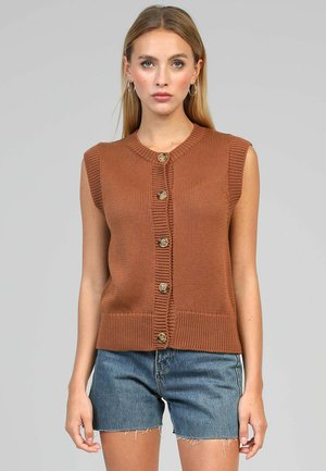 AN'GE, LEVIONA  - Gilet - marron