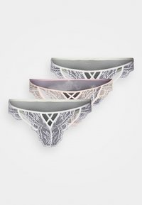 3 PACK YAKIRA STRING - Tanga - off white