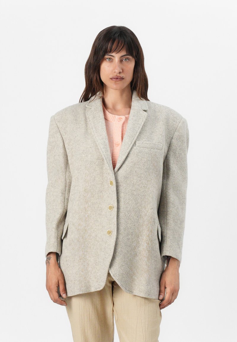 American vintage Halflange jas taupe American vintage Halflange jas taupe