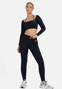 SQUATPROOF CONVEY SEAMLESS - Top dugih rukava - black