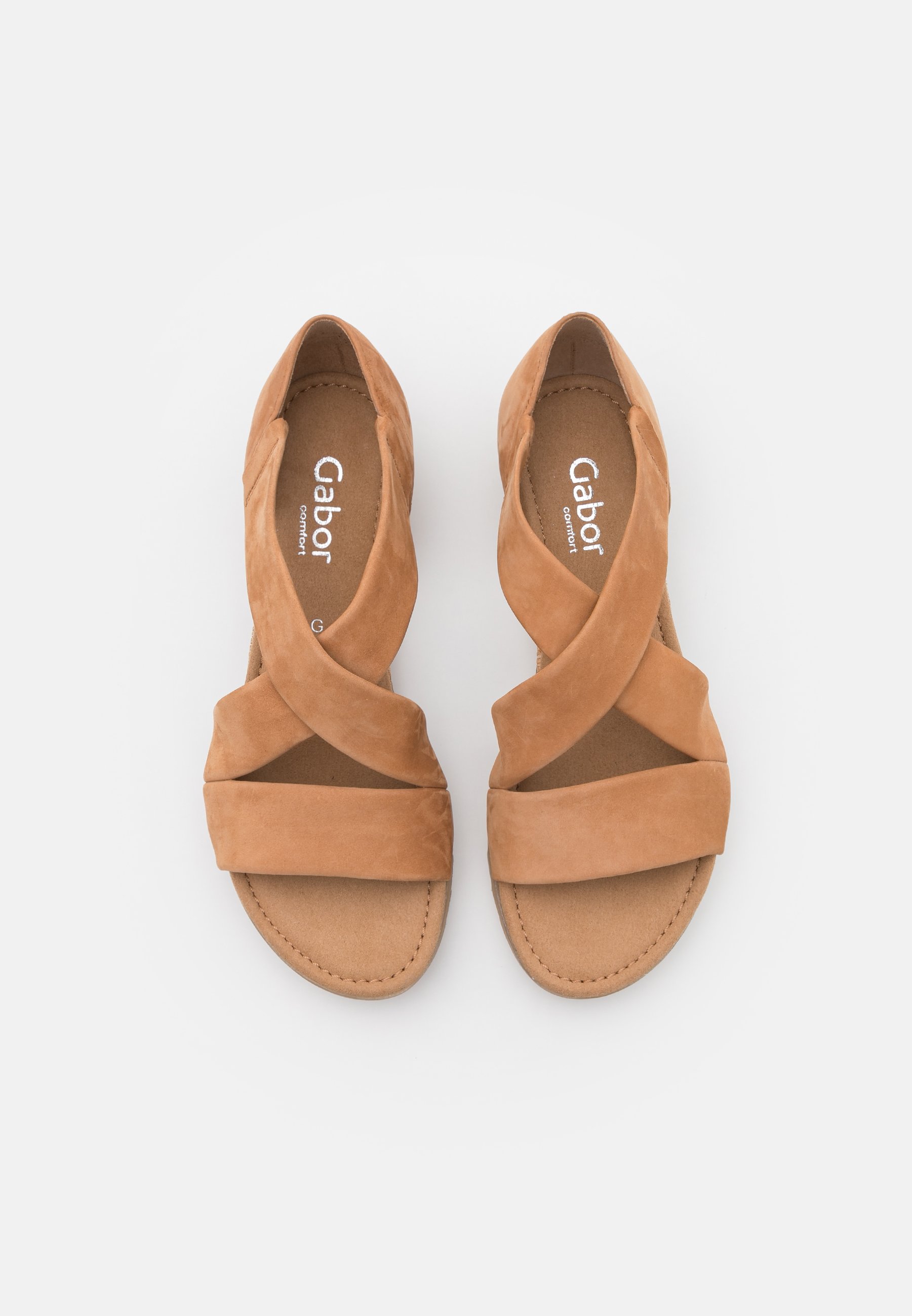 Tom Tailor Sandalen met sleehak, beige, 36 - Schoenen.nl