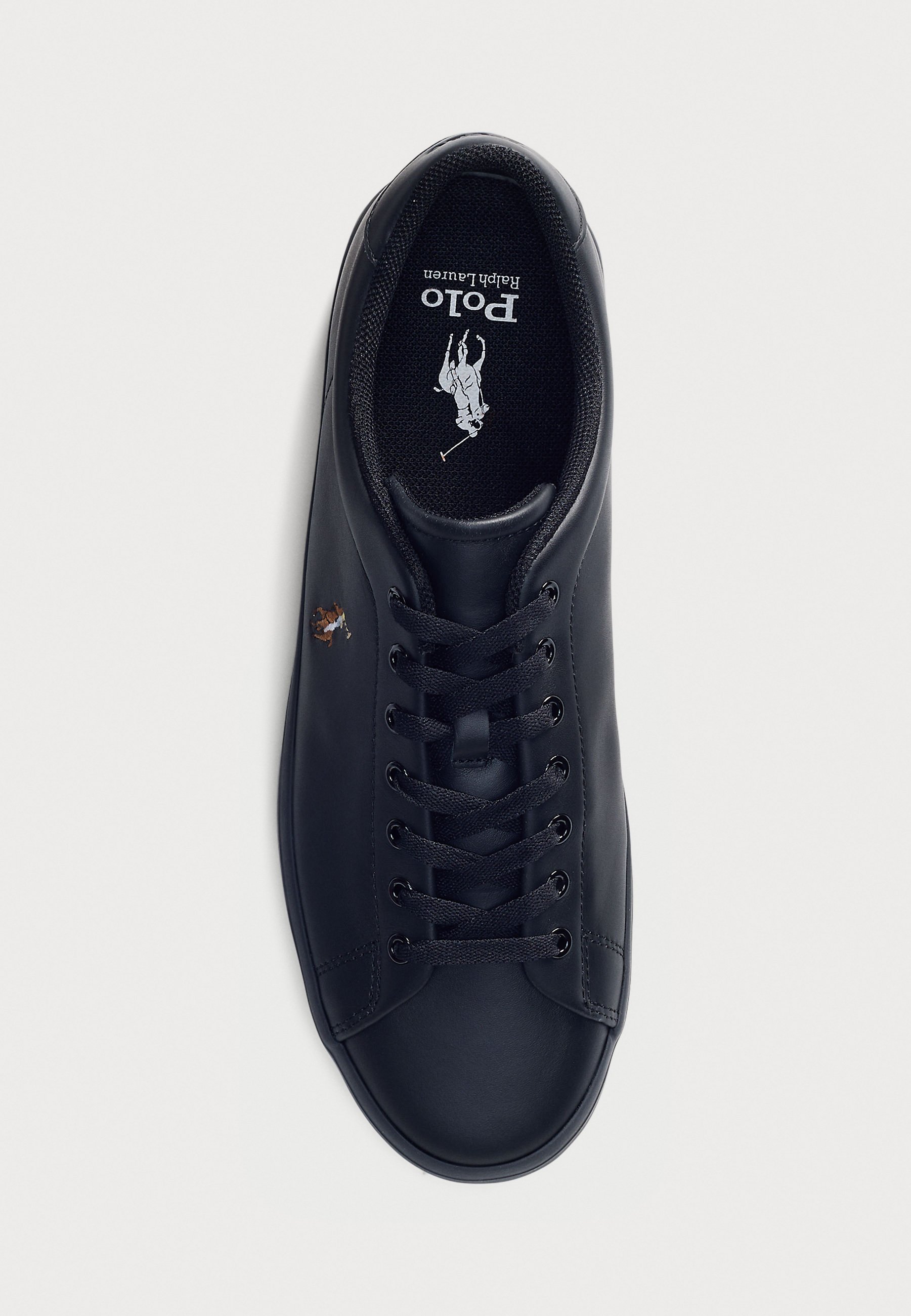 Polo Ralph Lauren LONGWOOD LEATHER TRAINER - Zapatillas - black