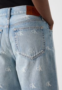 Calvin Klein Jeans Jeansshort - distressed indigo