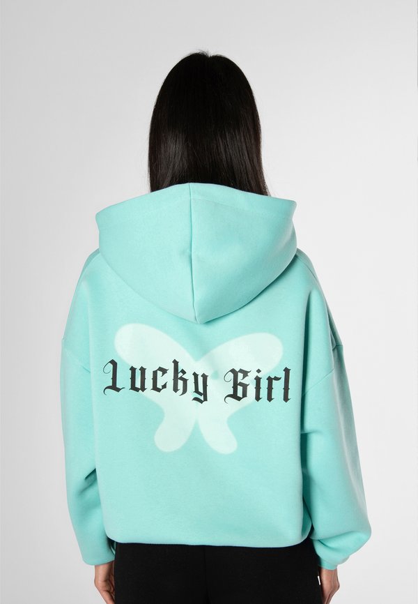 Kapuzenpullover - turquoise