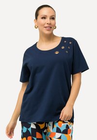 Ulla Popken Triko s potiskem - dark blue