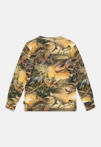 Molo RILL LONG SLEEVES - Pitkähihainen paita - dark green/dark yellow