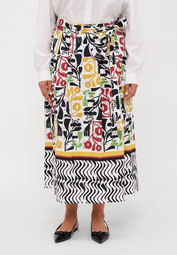 ZENITH - Maxi skirt - bianco