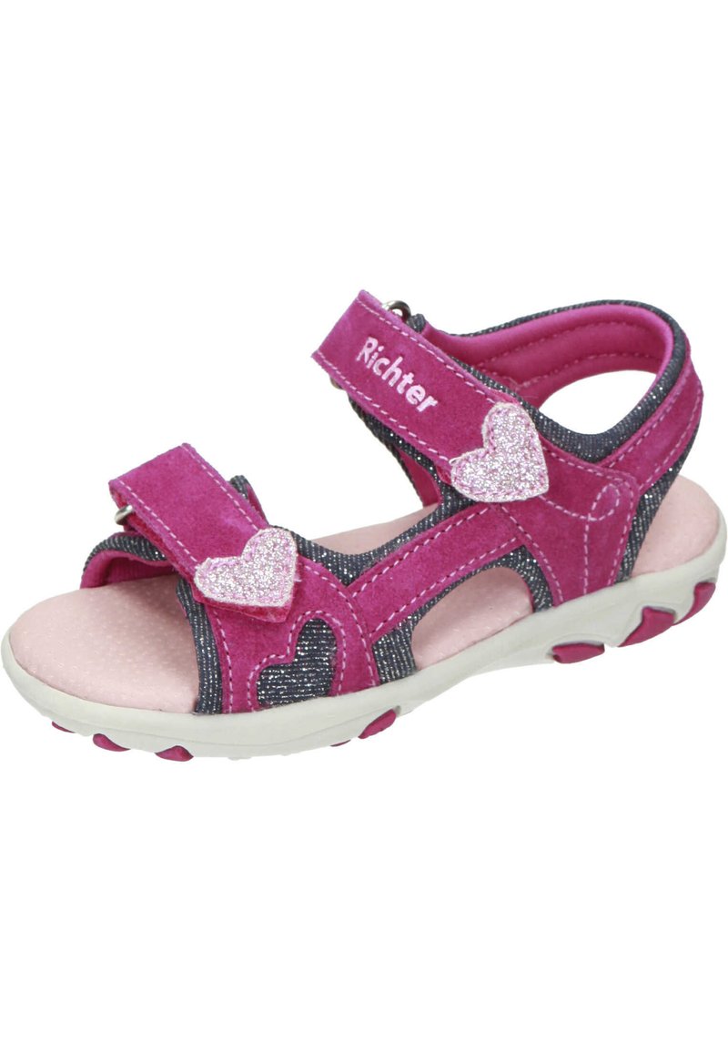 Kinder Riemchensandalen | Richter Trekkingsandale ciclamino blue candy/pink - UB54618 Kinder Riemchensandalen | Richter Trekkingsandale ciclamino blue candy/pink - UB54618