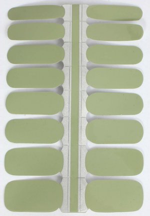 VARGU LAUED NAGELFOLIEN SOLID  - Nail stickers - lady in green