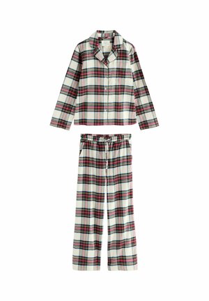 TALL FIT - BUTTON THROUGH LONG SLEEVE SET - Set lenjerie de noapte - red check