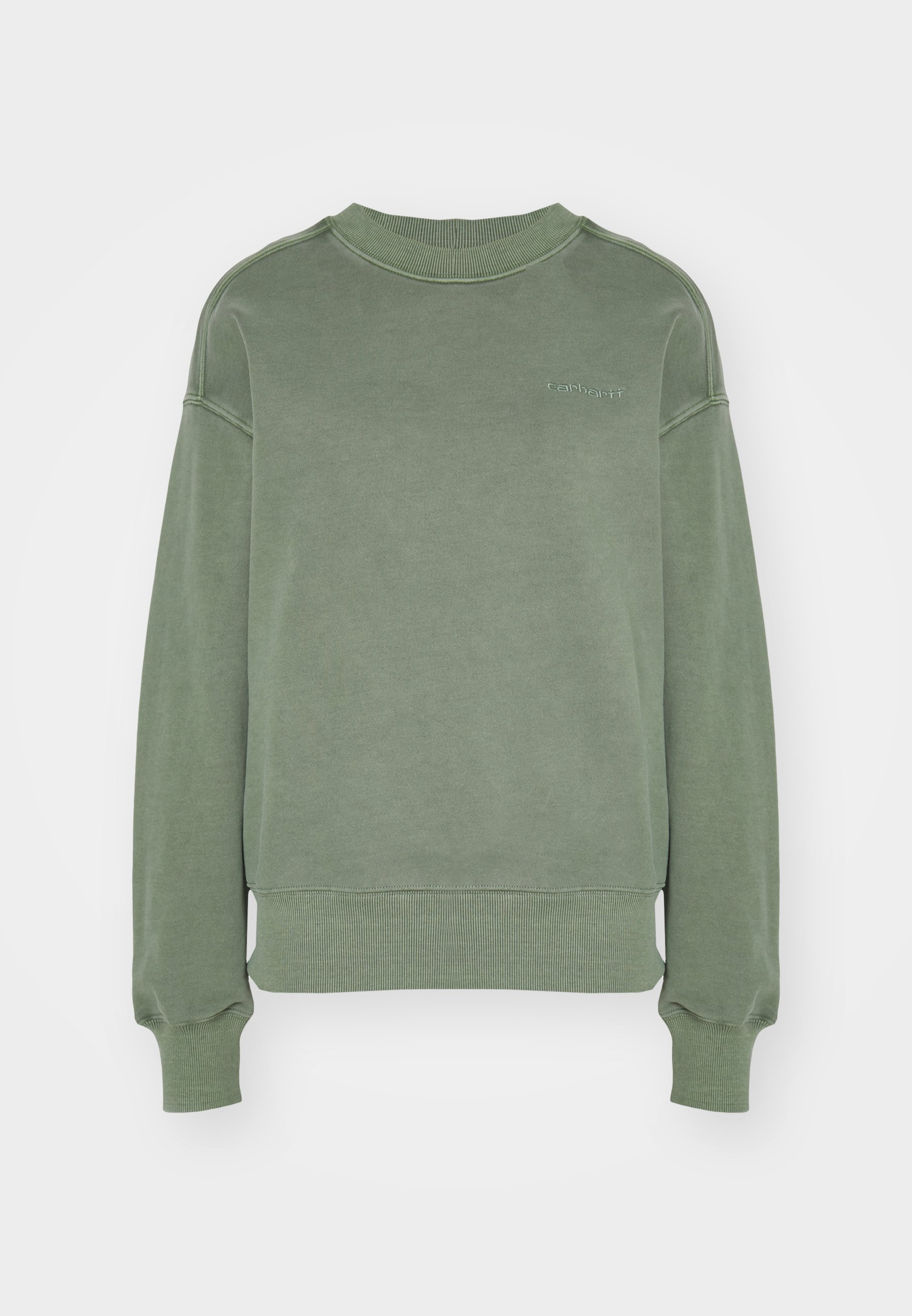 スウェット・トレーナー Carhartt WIP \"Duster Script\" sweatshirt Green Carhartt WIP Duster Script Sweatshirt - green (park)