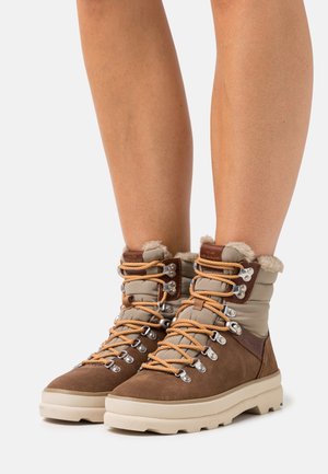 GANT FRENNY - Schnürstiefelette - warm khaki