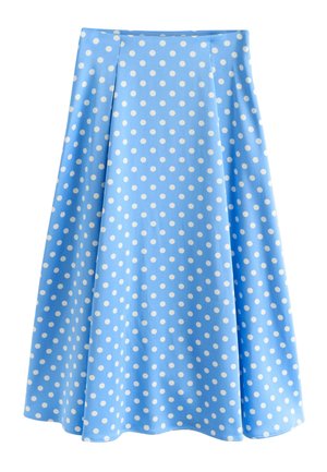 Next, REGULAR FIT - TABITHA SIMMONS X FULL MAXI SKIRT  . - Jupe longue - blue ecru polka dot