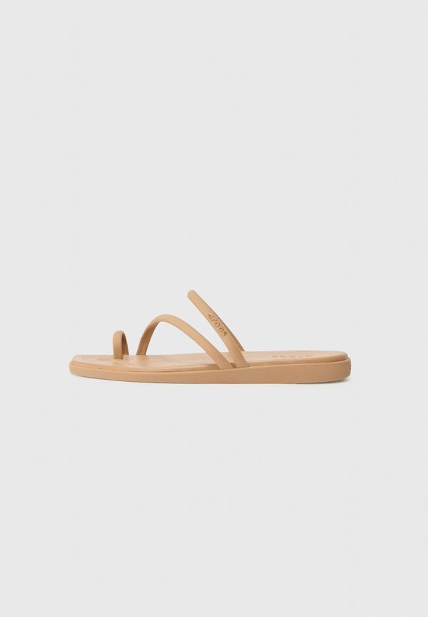 MIAMI - T-bar sandals - milk chocolate