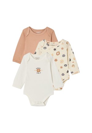 Vertbaudet, pack of 3 - Body - hellbraun